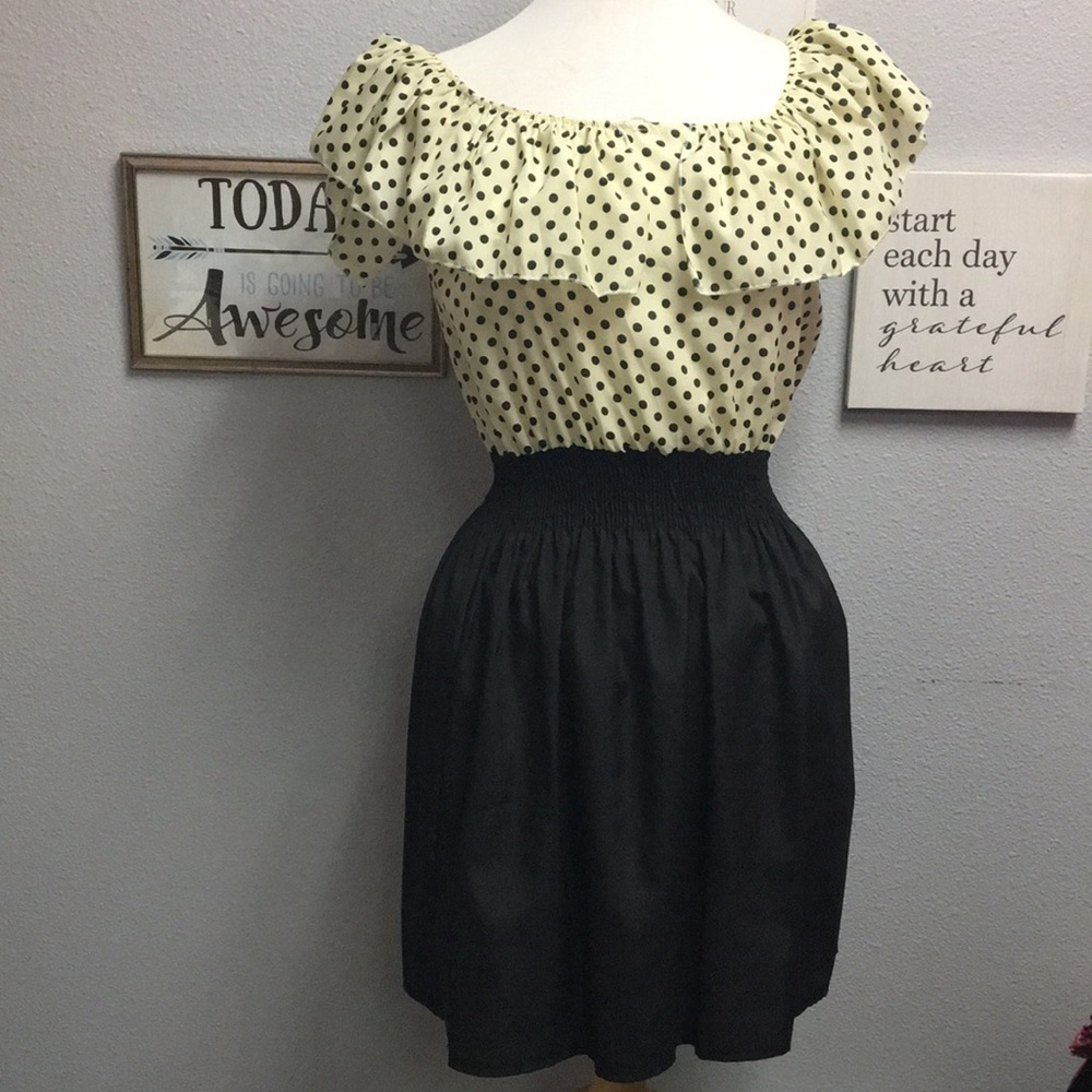 FINEJO Polkadot Vintage dress